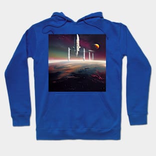 Interplanetary Spaceport Hoodie